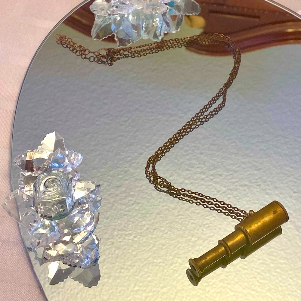 mini telescope necklace